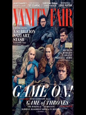 cover image of Vanity Fair: April 2014 Issue
